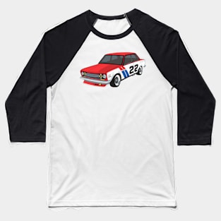 Bre Datsun 510 Bluebird Baseball T-Shirt